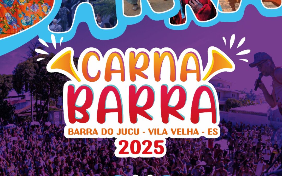 Confira a Programação do Carnaval da Barra do Jucu, de 01 a 04 de março de 2025